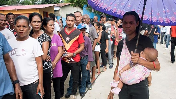 Người dân Đông Timor đi bỏ phiếu bầu tổng thống vào năm 2017