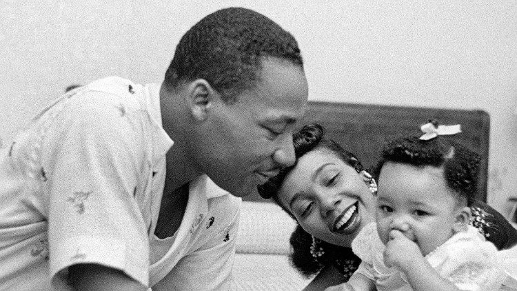 Rev. Martin Luther King, Jr. with family