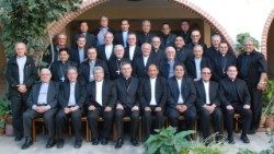 Foto de arquivo: bispos bolivianos (Vatican Media)