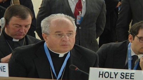 Mgr Jurkovic, le représentant permanent du Saint-Siège auprès des institutions onusiennes à Genève.