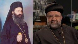Yohanna Ibrahim, évêque syriaque-orthodoxe d'Alep et Boulos Yazigi, évêque gréco-orthodoxe d'Alep.