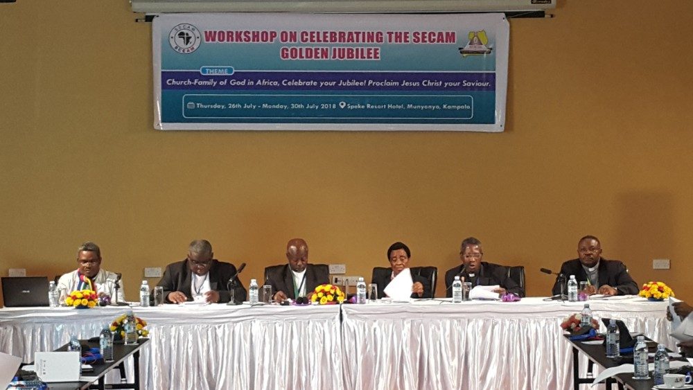 SECAM - Simposio Conferenze Episcopali dell'Africa celebra in Uganda il Giubileo dei 50 anni.