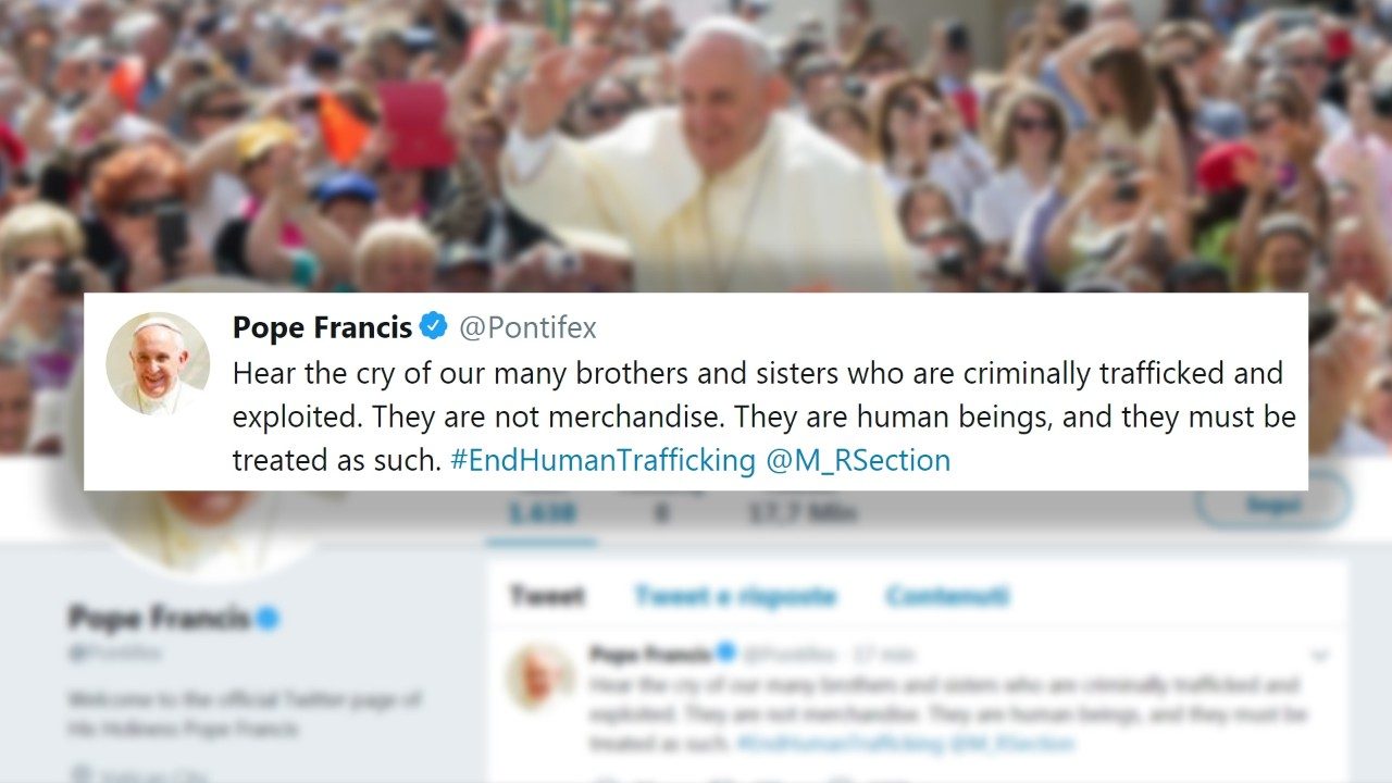 Tenth anniversary of @Pontifex's first tweet