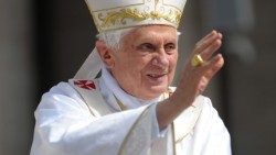 Der unlängst verstorbene Papst Benedikt XVI. während seines Pontifikats (2005-13)