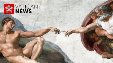 "The Creation of Adam" by Michelangelo in the Vatican's Sistine Chapel