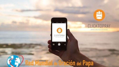Moliti s papežem preko mobilne aplikacije 'Click To Pray'