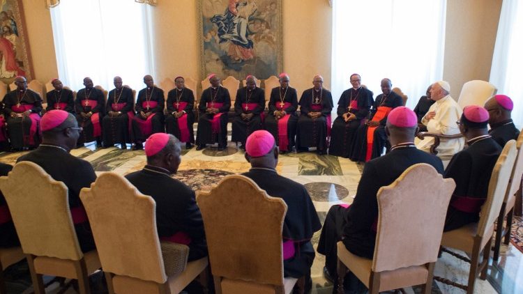 Nigerias biskopar vid Ad-liminabesöket