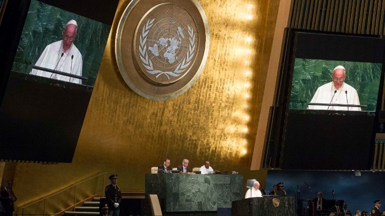 Đức Thánh Cha phát biểu tại trụ sở Liên Hiệp Quốc 2015