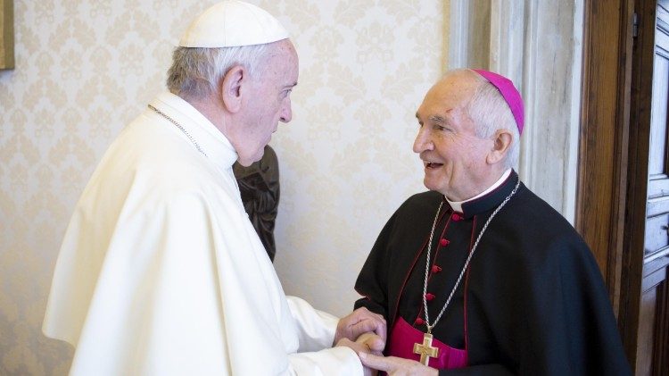 2018-06-14 Papa Francesco incontra S.E. Mons. Silvano Maria Tomasi