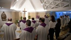 La messe à Sainte-Marthe, le 22 mars 2018.