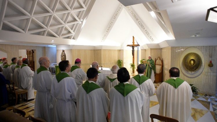 2018-06-14 Papa Francesco celebra la Messa a santa Marta
