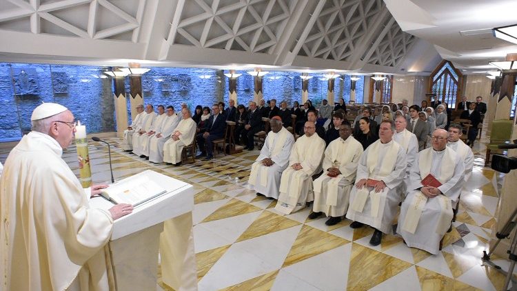 Der Papst predigt am Montag in der Casa Santa Marta