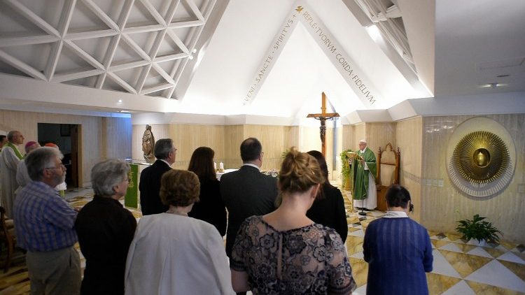 2018-06-19 Papa Francesco celebra Messa santa Marta