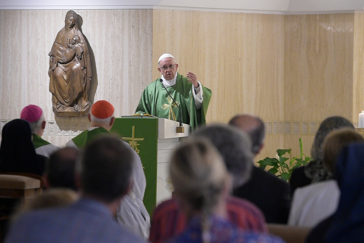 2018-06-19 Papa Francesco celebra Messa santa Marta