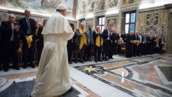 L'udienza del Papa ai membri della Consulta Nazionale Antiusura in Vaticano (foto d'archivio)