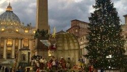 2019.12.05 Inaugurazione albero di Natale e presepe in Piazza San Pietro  