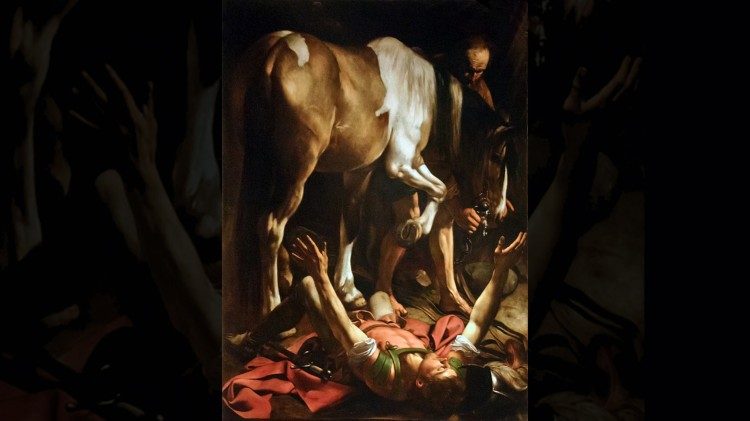 Nawrócenie św. Pawła pędzla Caravaggia