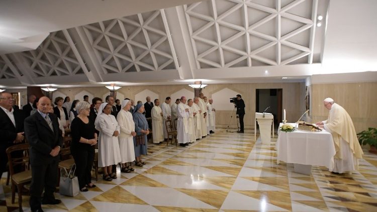 Svētā Mise Vatikāna viesu nama kapelā 03.09.2018.