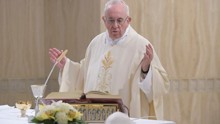 教皇フランシスコ、バチカン、サンタ・マルタ館でのミサ　2018年9月3日