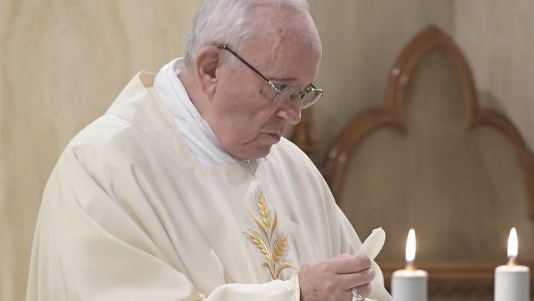 2018.09.03  Papa Francesco celebra la messa a Santa Marta