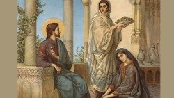 耶穌在瑪利亞和瑪爾大的家中