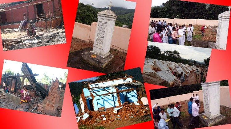 The violence against Christians of Kandhamal District of eastern India's Odisha state in 2008. 