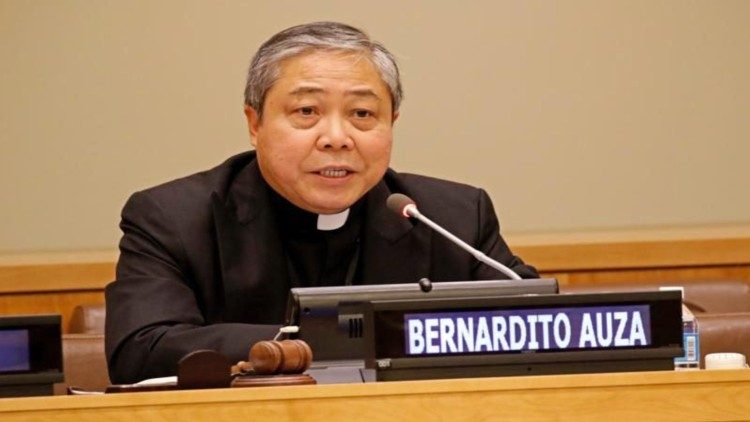 Arkivyskupas Bernardito Auza, nuolatinis Šventojo Sosto stebėtojas JTO