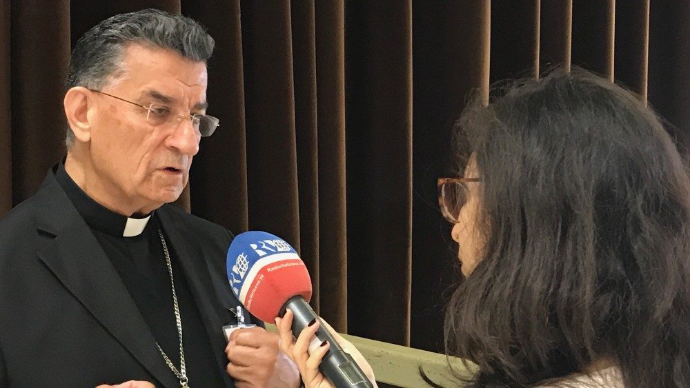 Foto de arquivo: Patriarca de Antioquia dos Maronitas, no Libano, cardeal Béchara Boutros Raï (Vatican Media)