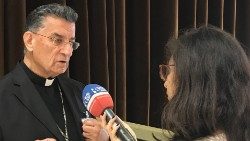 Kardinal Béchara Boutros Raï, maronitischer Patriarch von Antiochien, auf einem Archivbild im Interview mit den Vatikanmedien