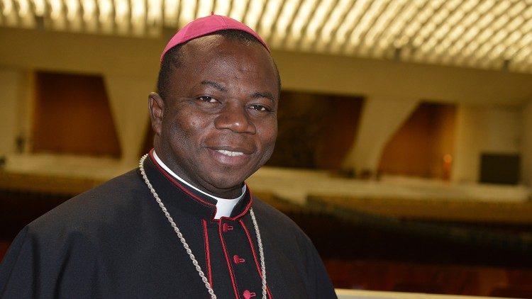 2018.10.24 Mons Alexis Alys Tagbino, Vesc ausil di Kankan/Guinea (Photo: JP Bodjoko, SJ/Vaticannews)