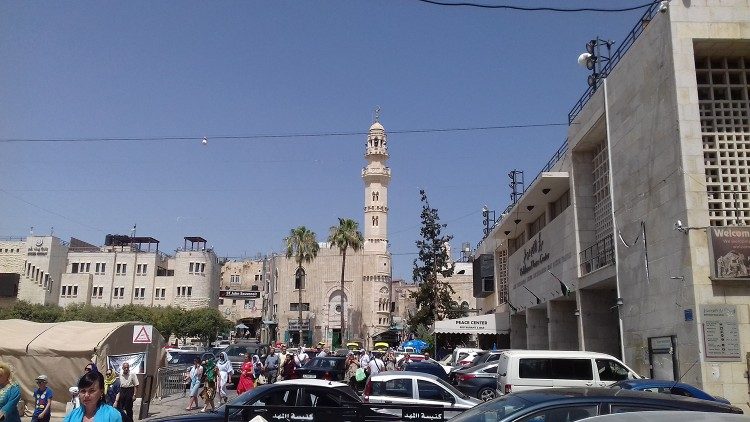 Manger Square in in Bethlehem