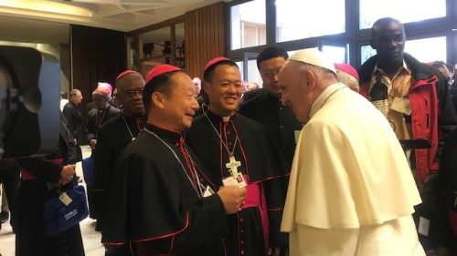 Pastoral duties of the Chinese bishops received in communion by the Pope
