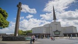 Santuario mariano de Knock en Irlanda. 