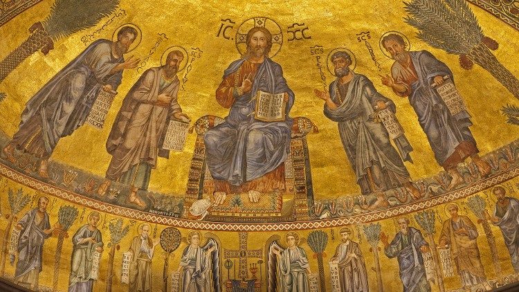 Mozaik Krista - Kralja svega stvorenoga, Bazilika sv. Pavla izvan zidina