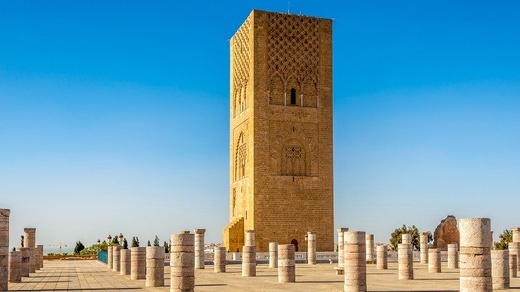 모로코 라바트의 하산 탑