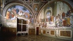 Chambres de Raphaël aux Musées du Vatican. 