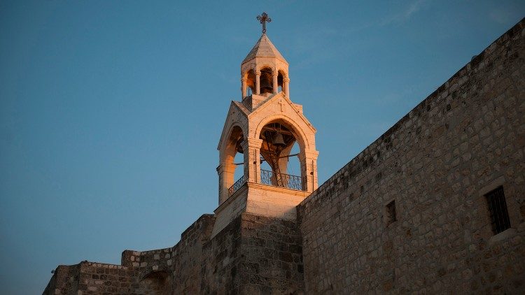 Turm der Geburtskirche in Bethlehem
