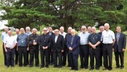 Los Obispos de Uruguay en una foto de archivo.