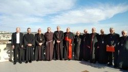 Каталіцкія ардынарыі ў Святой Зямлі з кардыналам Леанарда Сандры
