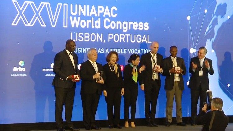 Archive image of participants at the XXVI World UNIAPAC Congress in November 2018