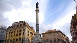 The Column of the Immaculate Conception in Rome