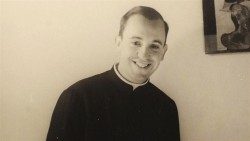File photo of Jorge Mario Bergoglio as a young man