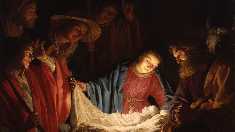 "Nativité" de Gerard Von Honthorst, 1622.