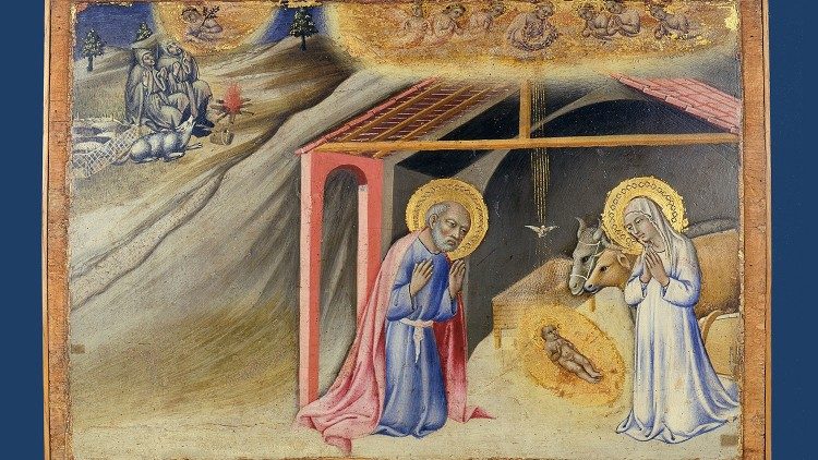 2018.12.20 Nativita e annuncio ai pastori, Sano di Pietro, 1450-1455 ca.