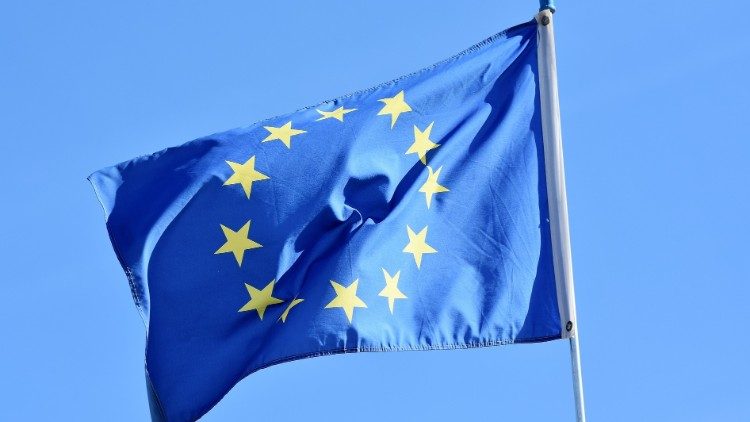 Bandera de la Unión Europea.