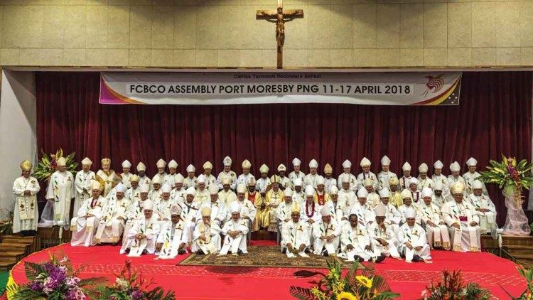 2019.01.04 Federazione dei vescovi dell'Oceania riuniti in Papua Nuova Guinea, Giugno 2018