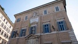 Le siège du Dicastère pour l'Evangélisation, près de la Place d'Espagne à Rome. 