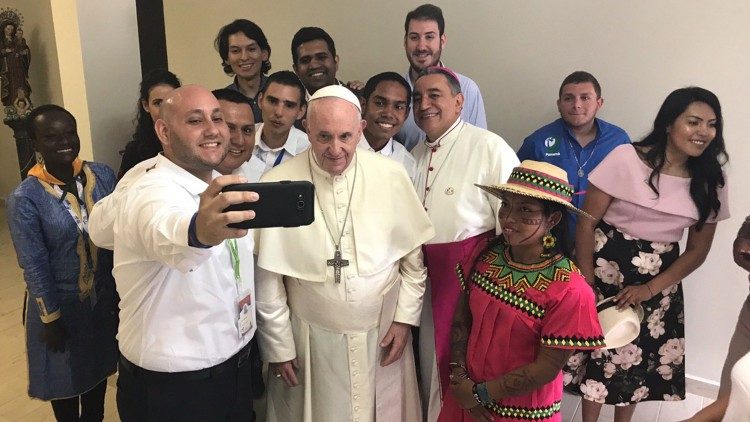 Franciszek na spotkaniu młodych w Panamie
