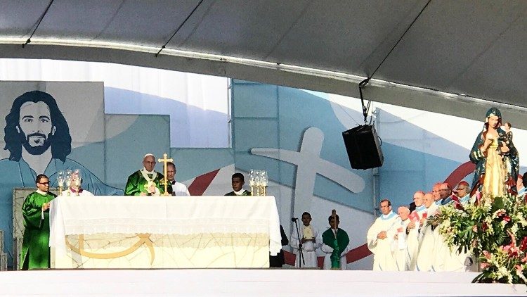 Papa Francisc la Sf. Liturghie a ZMT Panama din 27 ianuarie 2019