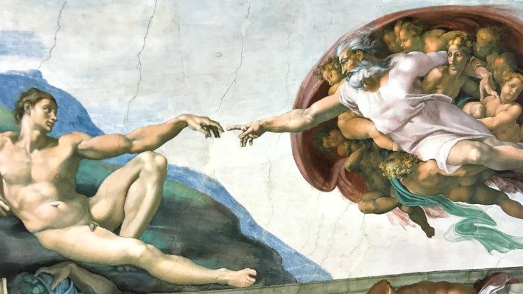2019-02-17 Michelangelo Buonarroti, Cappella Sistina, Musei Vaticani, Guido Cornini, san Geremia, Giudizio Universale